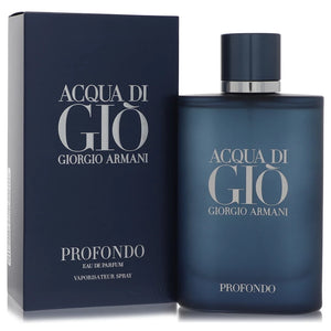 Acqua Di Gio Profondo by Giorgio Armani 4.2 oz  Eau De Parfum Spray for Men